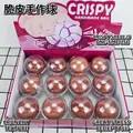 Lot de 12 balles anti-stress artisanales croustillantes dans une boîte - Chocolat / 1 Pièce