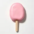 Realistisch roze ijslolly-vormig decompressiespeelgoed met houten stok - 脆皮粉色雪糕 / Roze