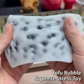 Weißes Stressabbau-Spielzeug im Tofu-Stil zur Simulation von Pickel- und Mitesserdrücken - Tofu Pickel Ausdrücken / 1 Stück Packung