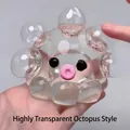 Balle de cristal pieuvre transparente jouet à presser pour soulager le stress créatif - Crystal Octopus Squishy / 1 Piece/Pack (With Tool) / Transparent
