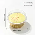 Slow rebound cupcake squeeze toy with rainbow sprinkles and a dome lid - Round Cake Style