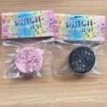 Slow rebound cookie squishy pinch toy in pink and black variants for stress relief - Oreo Squishy