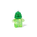 Jouet anti-stress sapin de Noël avec paillettes vertes, corps translucide pour fêtes - Noël arbre / Emballage en boîte
