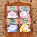 Four colors of fluffy cat paw squishy toys for stress relief and sensory play. - Heart Cat Paw Style / Random Color