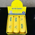 Langsam aufsteigendes Butter-Squishy-Spielzeug-Set in der Displaybox - Butterriegel (24cm) / Gelb
