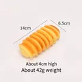 PU slow rebound simulation conch bread squishy toy for stress relief toy - 14cm Caterpillar Bread