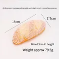 Realistic simulation baguette bread squishy toy, 18cm length, 79.5g weight for stress relief - Peanut Crumble Roll