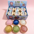 Bunte Glitzer-Überraschungs-Dumpling-Squishy-Spielzeuge in einer Verkaufsbox. - Glitzerstil (Zufällige Farbe)