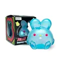 Blue translucent rabbit squishy toy with colorful glitter and sensory squeeze box - Maltose Squishy - OPP Bag / Blue Rabbit Maltose Squishy
