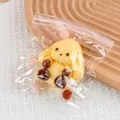 Cute yellow chick animal squishy stress relief toy in clear plastic bag packaging - Lop-eared Rabbit (Yellow)