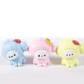 Cute Taiyaki puppy shape TPR squeeze decompression toys in blue pink yellow colors - Taiyaki (Pink)