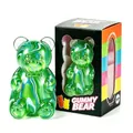 Ζωντανό μαρμάρινο πράσινο αρκουδάκι gummy bear παιχνίδι αντιστρές με συσκευασία δώρου - Μαρμάρινο αρκουδάκι squishy - Πράσινο