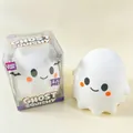 Large 16cm cute white ghost squishy toy for Halloween stress relief and fun gift - Large Ghost Squishy (Boy Style) / PVC Box