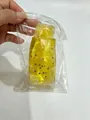 Jouet à presser jaune en forme de dentifrice avec tranches de citron et étoiles - Style Citron Jaune