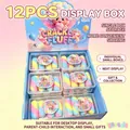 12pcs colorful marshmallow slow rising squishy toy set in blue display box for stress relief - Marshmallow Crisp