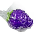 Large purple grape-shaped stress relief toy made of soft TPR for slow rebound relief - OPP Bag / Purple