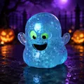 Χαριτωμένο μπλε γκλίτερ φάντασμα squishy παιχνίδι για διακόσμηση και δώρα Halloween - Φάντασμα Squishy / Μπλε