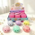 Giocattoli squishy glitterati con facce di animali e scatola da esposizione. - Stile Perline Renna / 8.5cm