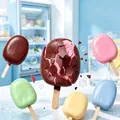 Realistic slow rebound chocolate crispy skin ice cream bar squishy toy in assorted colors - Chocolate Popsicle Crispy Squishy