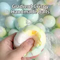 Handmade gradient crispy skin stress relief ball toy for sensory fidget play and relaxation - Four-Color Gradient Style