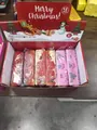 Gedetailleerd overzicht van 12-delige kerst squishy stressverlichtende speelset in de doos - Kerst Boter Staaf Stijl