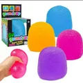 Ensemble de jouets squishy colorés en forme de gomme remplis de maltose pour le stress - Jaune