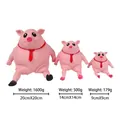 Set of three pink pig squishy toys in different sizes for stress relief - 20x20cm / Pink Pig Large