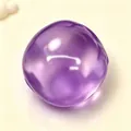 Balle anti-stress violette translucide à l'huile de coco faite à la main - Violet