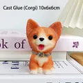 Niedliches Corgi-Welpen-Squishy-Spielzeug zum Stressabbau, süßes Deko-Objekt aus TPR-Material - Corgi