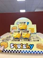 Κίτρινο παιχνίδι squishy τυρί για ανακούφιση από το άγχος σε διαφανές κουτί κύβου - Στυλ Τετράγωνο Τυρί / 5cm