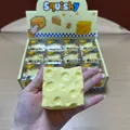 Ρεαλιστικό κίτρινο παιχνίδι squishy σε σχήμα τυριού για ανακούφιση από το άγχος - Στυλ Τετράγωνο Τυρί / 6cm