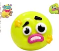 Jouet anti-stress à rebond lent avec expression de dessin animé amusante pour enfants - Chien Drôle Changement de Visage (奇趣狗变脸捏捏乐) / 11.5cm / Vert