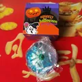Blauer Halloween-Kürbis Stressabbau-Quetschspielzeug mit violetter Geschenkverpackung - Maltose Blau