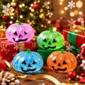 Juguetes de calabaza con purpurina en rosa, verde, azul y naranja para el estrés - Estilo de Calabaza / Multicolor (Aleatorio)