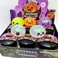 Set de juguetes squishy Halloween Mystery Dumpling en caja de exhibición colorida. - Estilo Fantasma (Tipo Pectina) / Púrpura