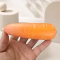 Realistisches orangefarbenes Karotten-Squishy-Spielzeug zum Stressabbau und Fidget - Knuspriger Karotten-Stil / Orange