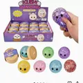 Giocattoli fidget a forma di ravioli colorati in mini vaporiere antistress. - Stile Con Espressione E Perle / 1 Pezzo/Confezione (5.5cm)