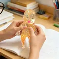 Maltose-Quetschspielzeug in Babyform mit glitzernden Pailletten zum Stressabbau - 11cm Size / Leuchtendes Orange