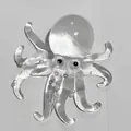Jouet antistress poulpe transparent avec perles décoratives et étoiles - Motif Poulpe / Transparent