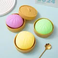 Set di giocattoli antistress a forma di panino al vapore colorati - Set Baozi di Simulazione