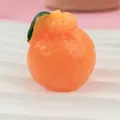 Balle anti-stress spongieuse orange, jouet de décompression mignon en forme d'agrume - 1 Pièce / Orange Moche