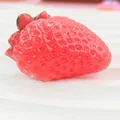 Jouet squishy fraise mignon et réaliste pour soulager le stress en couleur rouge - 1 Pièce / Fraise