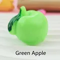 Jouet squishy pomme verte mignon pour soulager le stress et le jeu sensoriel amusant - 1 Pièce / Pomme Verte