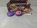 Halloween mystery blind box squeeze toy in pink baozi shape with purple steamer tray - Halloween Glitter Burst Giant Bun (Style E)