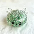 Χαριτωμένο πράσινο γκλίτερ ελάφι squishy παιχνίδι κατά του στρες με κέρατα - Στυλ Τάρανδος / Πράσινο