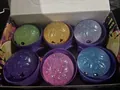 Halloween glitter squishy stress balls set with glow-in-the-dark effects - Halloween Glitter Gel Large Bun / 8.5cm