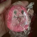 Rosa Geister-Squishy-Spielzeug mit Glitzer und lustigem Gesicht zum Stressabbau zu Halloween - Paillettengeist-Lächeln Stil / Rosa