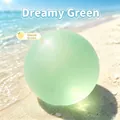 Transluzentes minzgrünes Malzzucker-Squishy-Stressspielzeug in der Farbe Traumgrün - Matte Kokosnussöl Squishy Ball / Grün