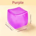 Μωβ 4,5 εκατοστά κύβος squishy παιχνίδι κατά του στρες, δημιουργικό παιχνίδι - Στυλ Μονόχρωμου Παγοκύβου / 4.50cm / Μωβ