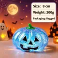 Glinsterende blauwe pompoen squishy voor Halloween party en stressvermindering - Pompoen Squishy / 8.5cm / Blauw